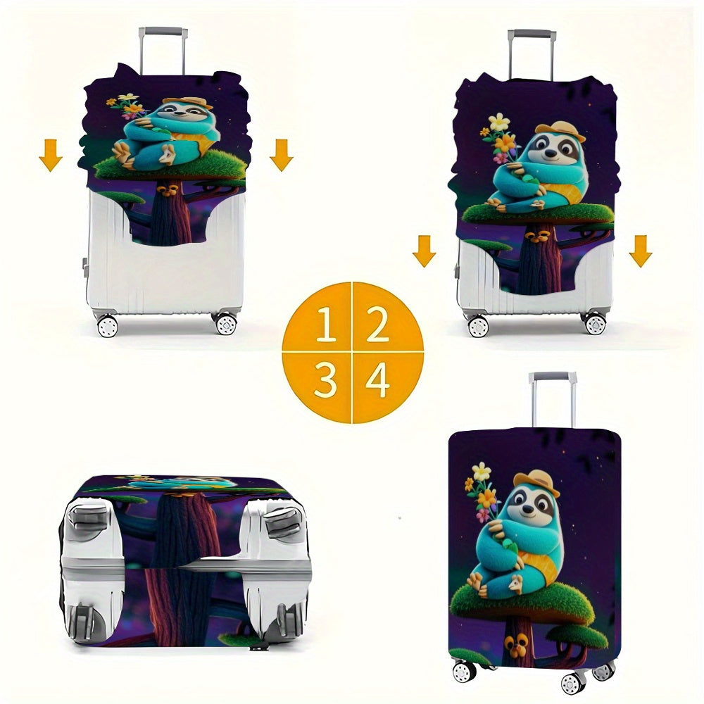 Sloth Luggage Suitcase Cover