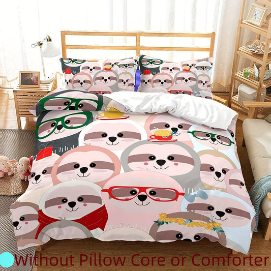 Sloth Themed Duvet Cover Set