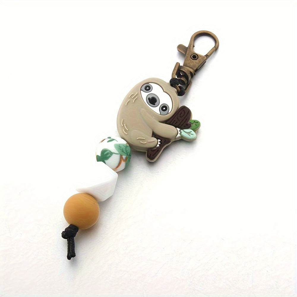 Cartoon Sloth Keychain