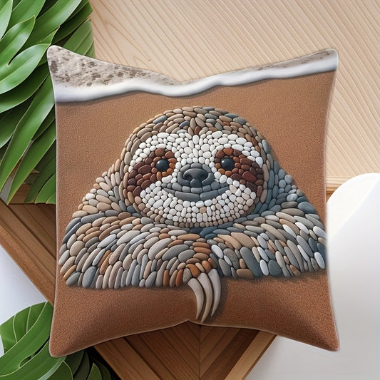 Sloth Design Cushion Cover