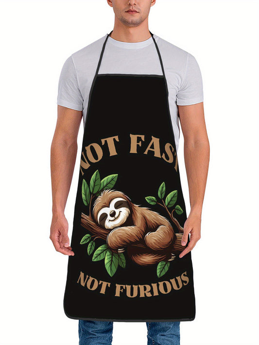 Not Fast Not Furious Apron