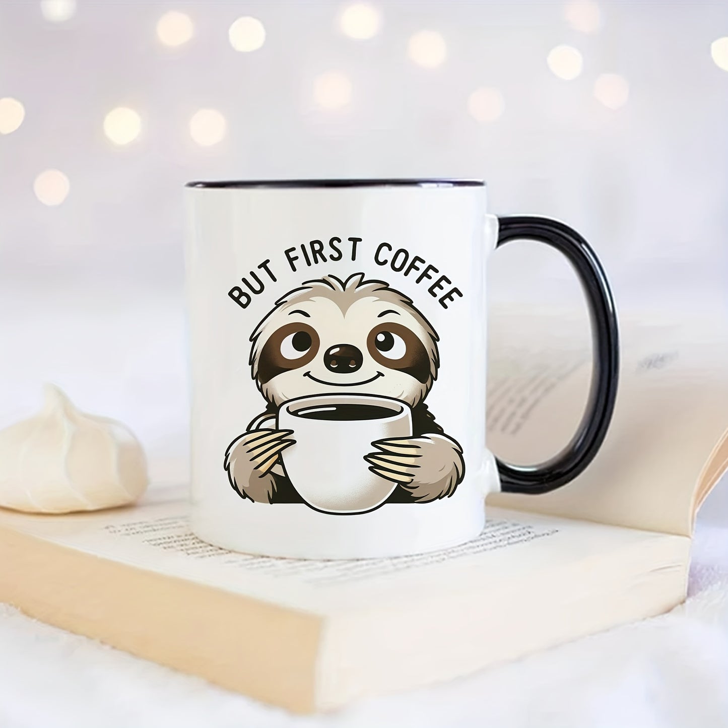 But First Coffee Sloth Mug