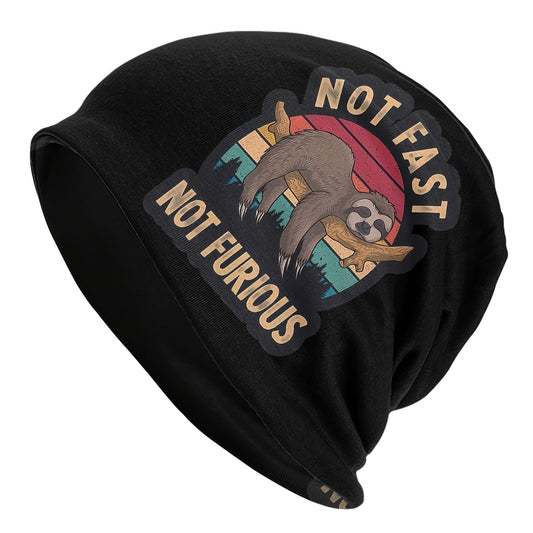 Not Fast Not Furious Sloth Beanie