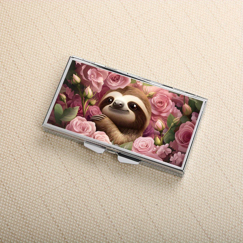 Floral Sloth Organizer Box