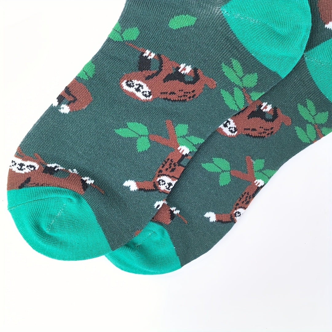 Sloth Mid Calf Socks