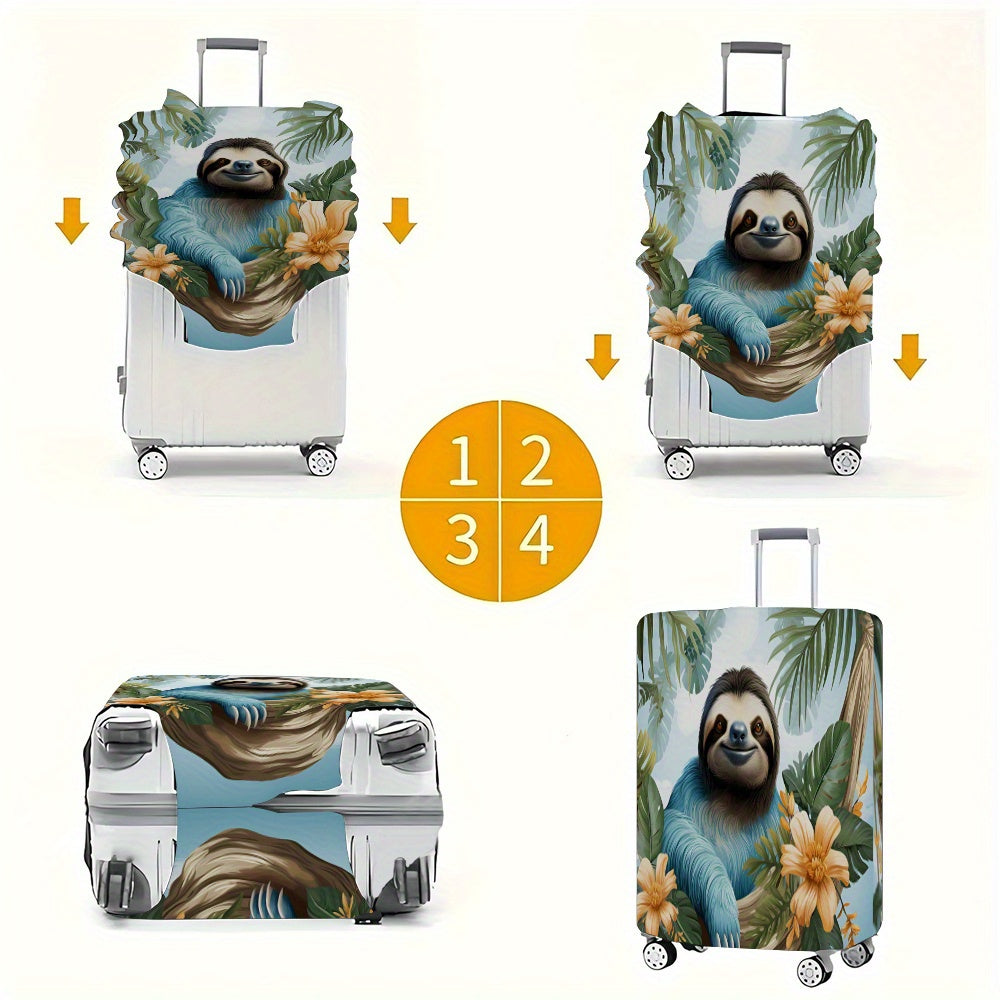 Beach Sloth Luggage Cover