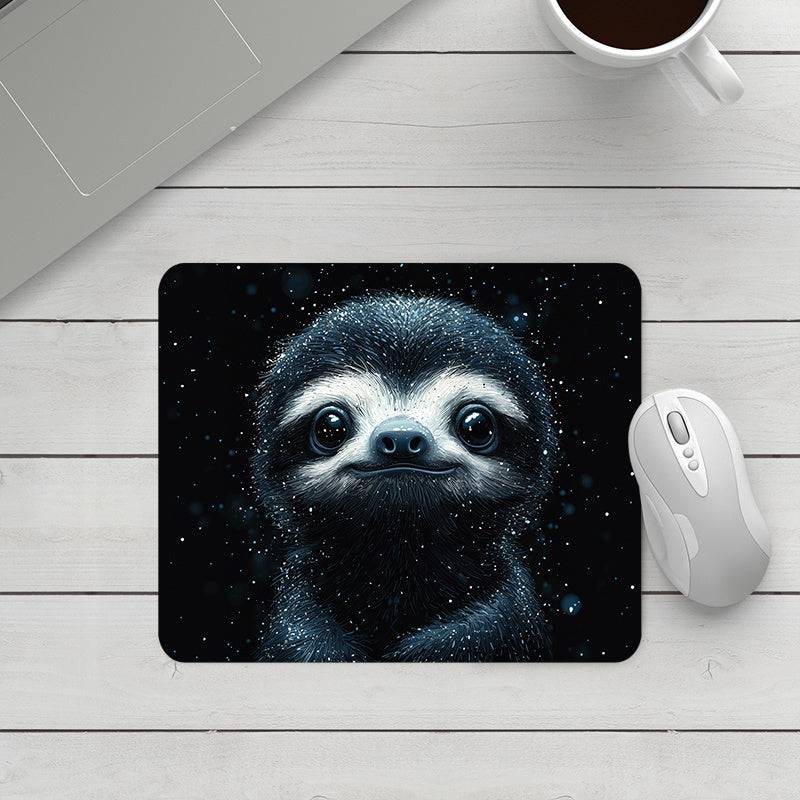 Sparkling Sloth Mouse Pad