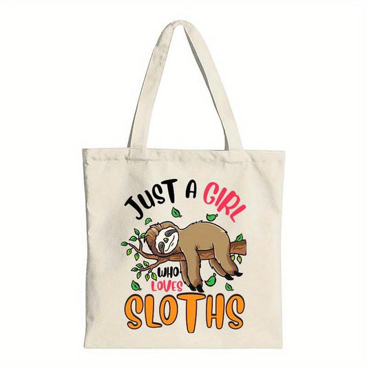Just A Girl Who Loves Sloths Tote Bag