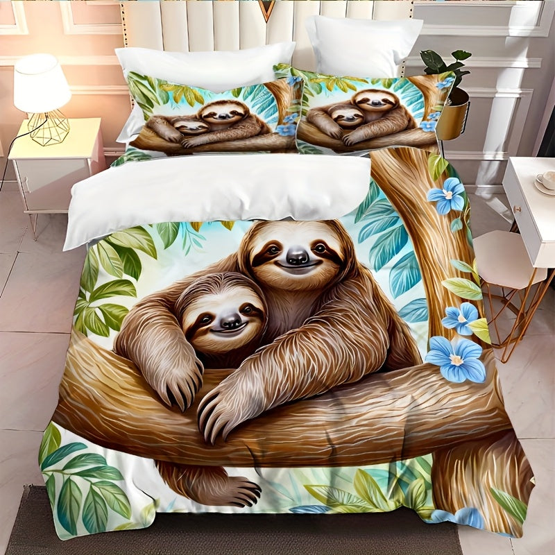 Sloth Tree Bedding Set