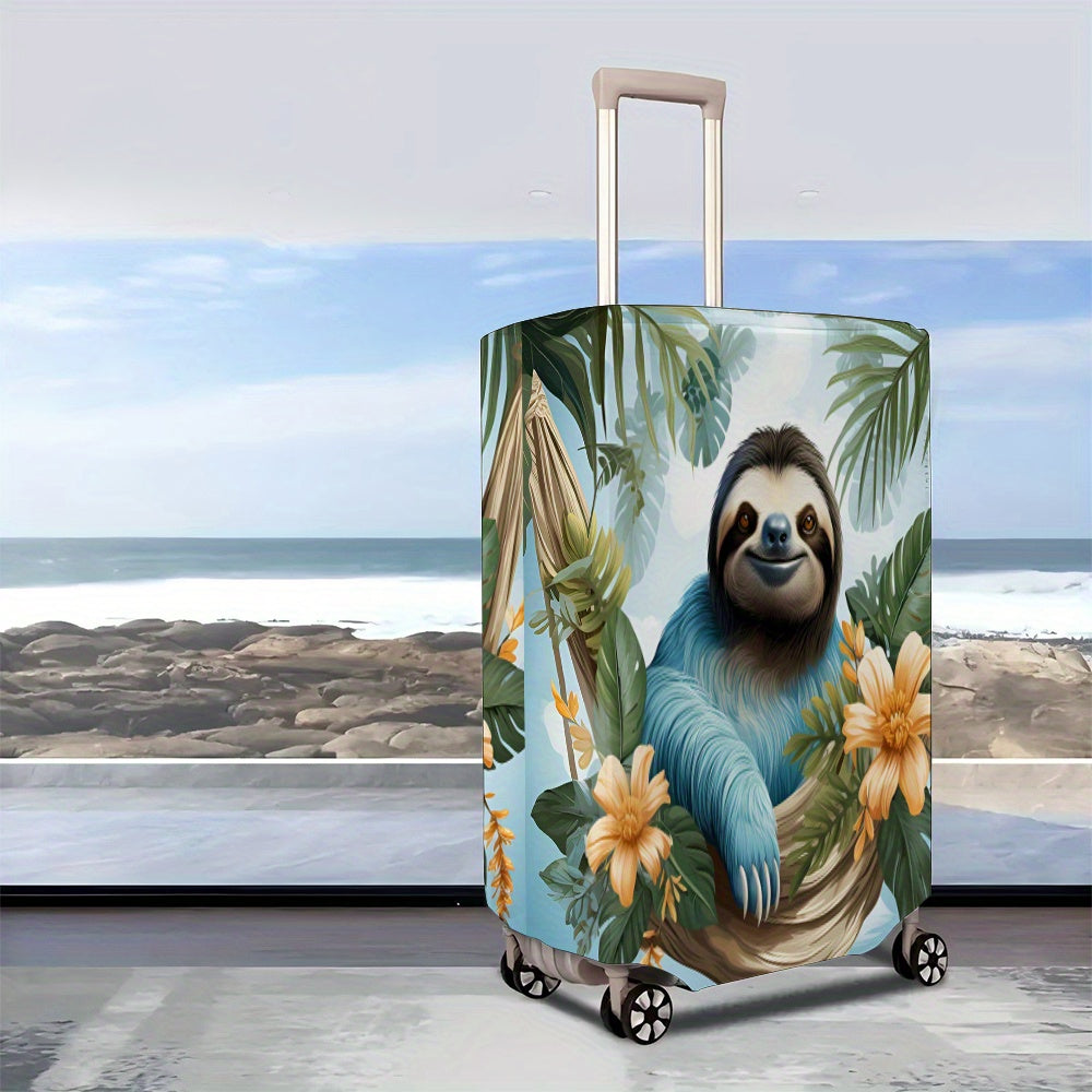 Beach Sloth Luggage Cover