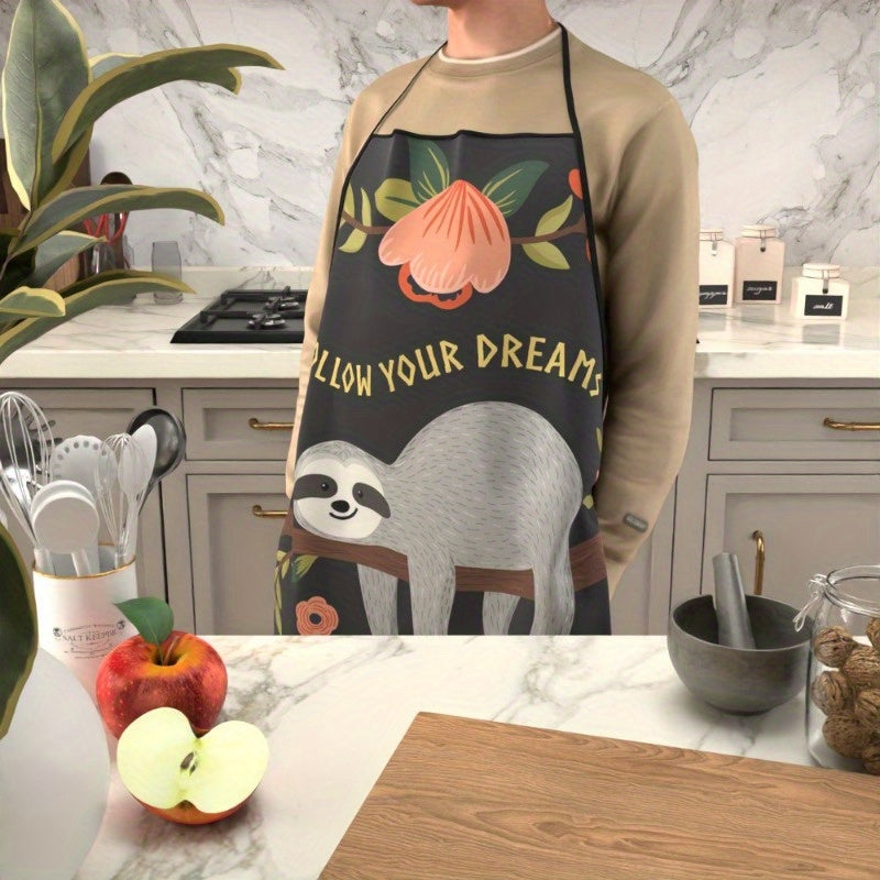 Follow Your Dreams Sloth Apron