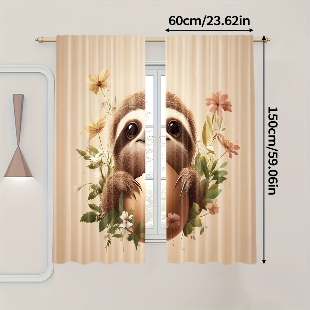 Sloth Curtains