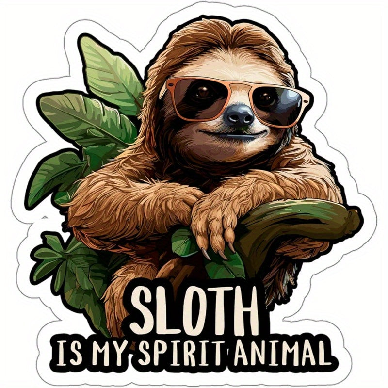 Sloth Is My Spirit Animal Weatherproof Sticker