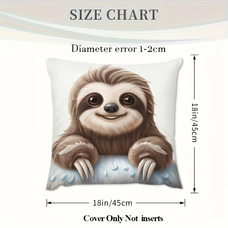 Sloth Cushion Cover