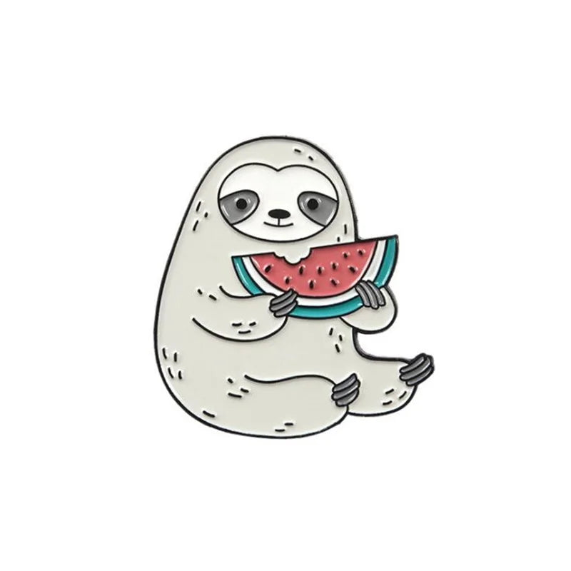Sloth Pin Badge