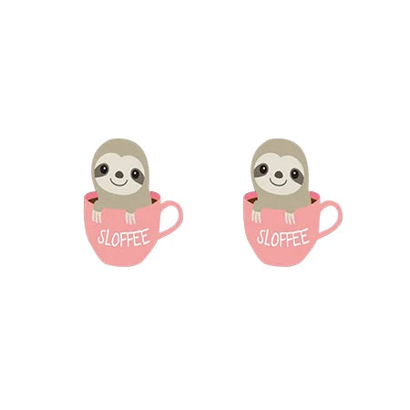 Sloth Stud Earrings