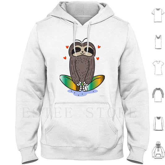 Meditating Sloth Hoodie product photo 1