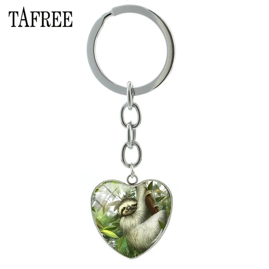 Jungle Sloth Keyring