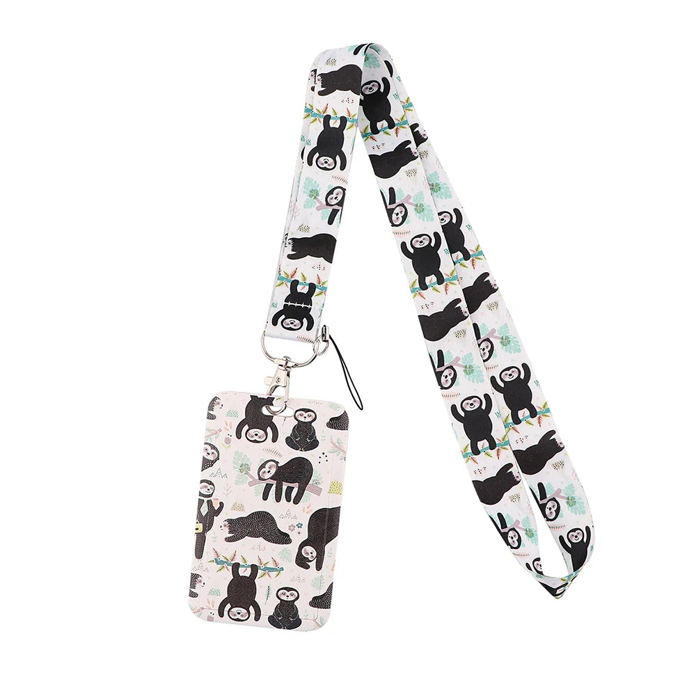 Cute Sloth Lanyard