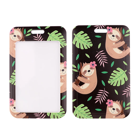 Sloth & Leaves ID Holder