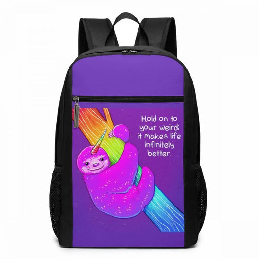 Hold On To Your Weird Sloth Backpack
