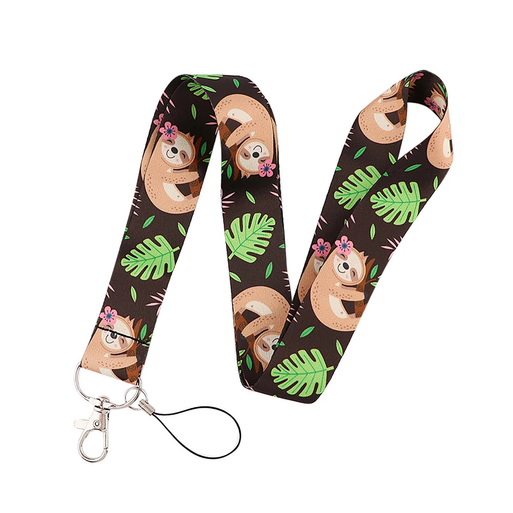 Cute Sloth Lanyard