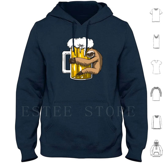 Sloth Beer Party Hoodie