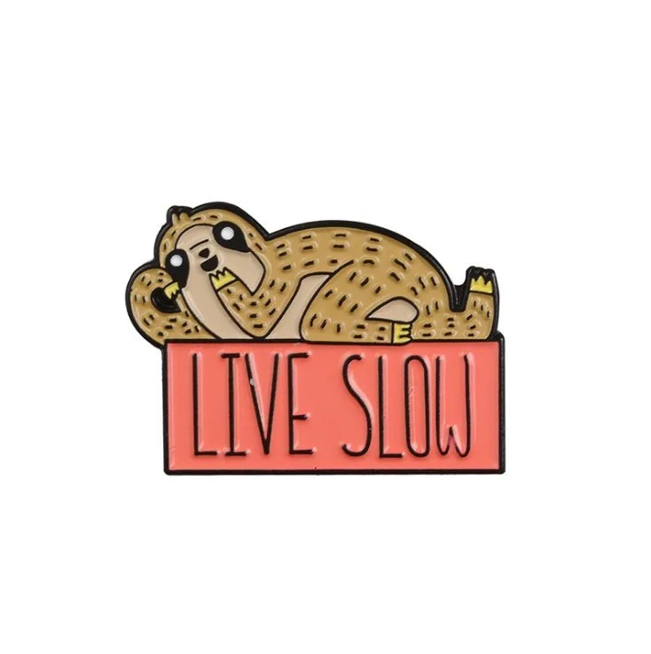 Sloth Pin Badge