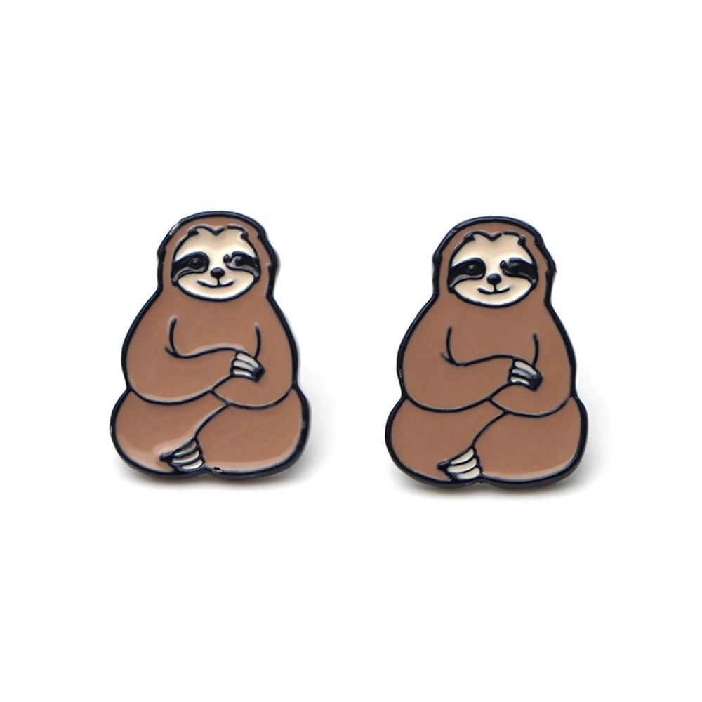 Sloth Stud Earrings