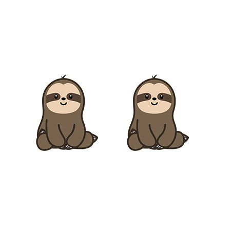 Sloth Stud Earrings