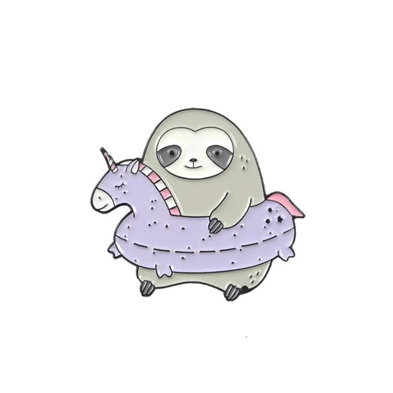 Sloth Pin Badge