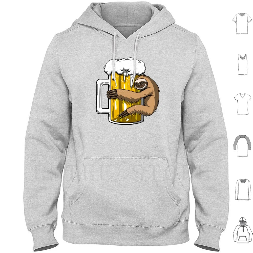 Sloth Beer Party Hoodie