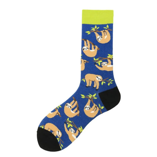 Sloth Crew Length Socks
