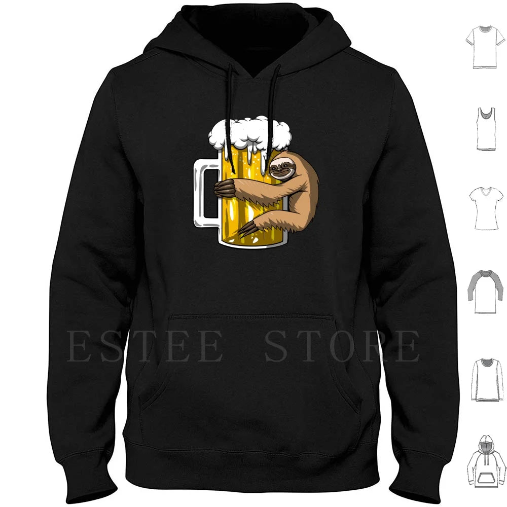 Sloth Beer Party Hoodie