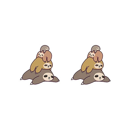 Sloth Stud Earrings