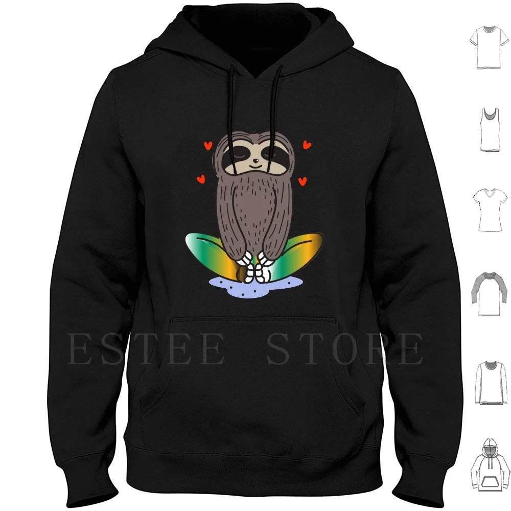 Meditating Sloth Hoodie