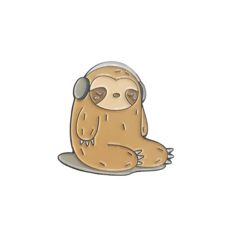 Sloth Pin Badge
