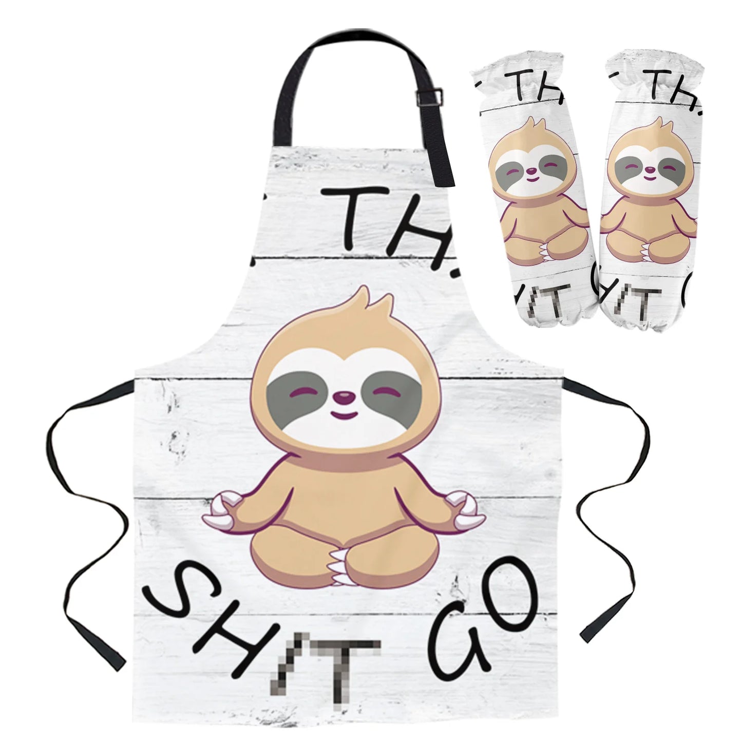 Assorted Sloth Aprons and Over Gloves