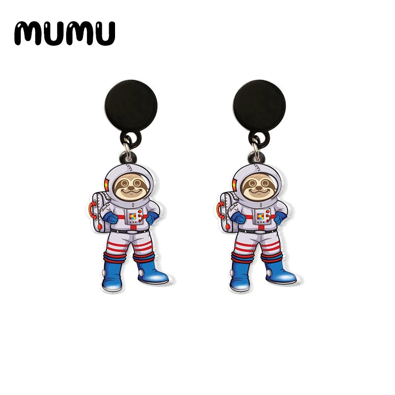Assorted Cute Sloth Drop Earrings