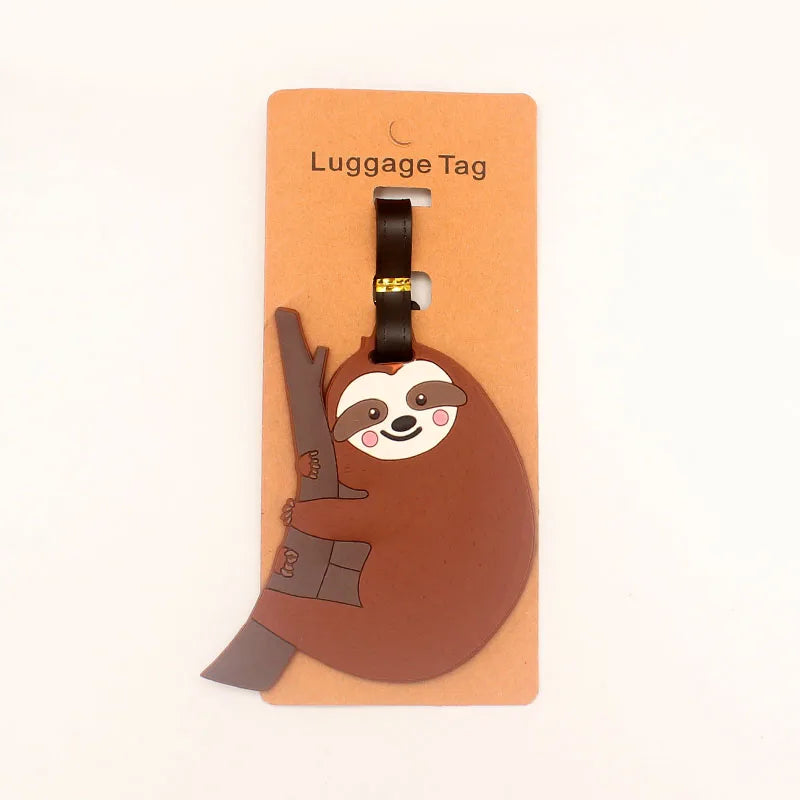 Cute Sloth Luggage Tags