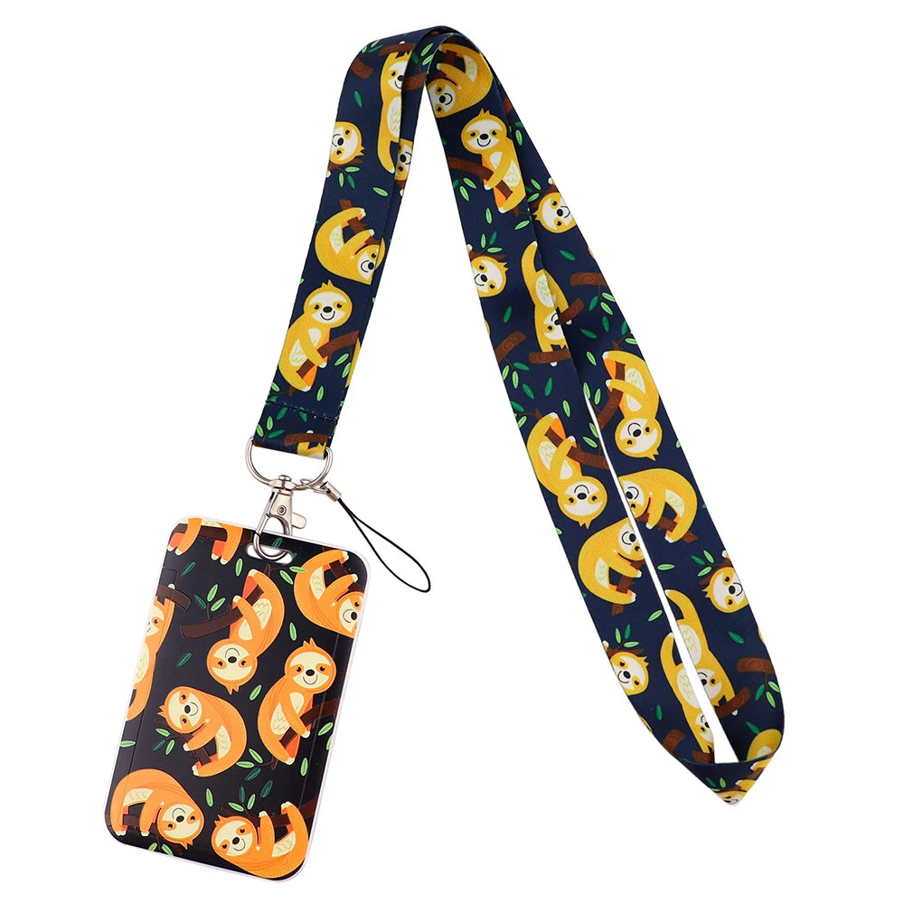 Cute Sloth Lanyard