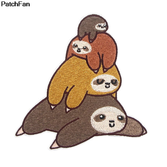 Sloth Iron on Patches