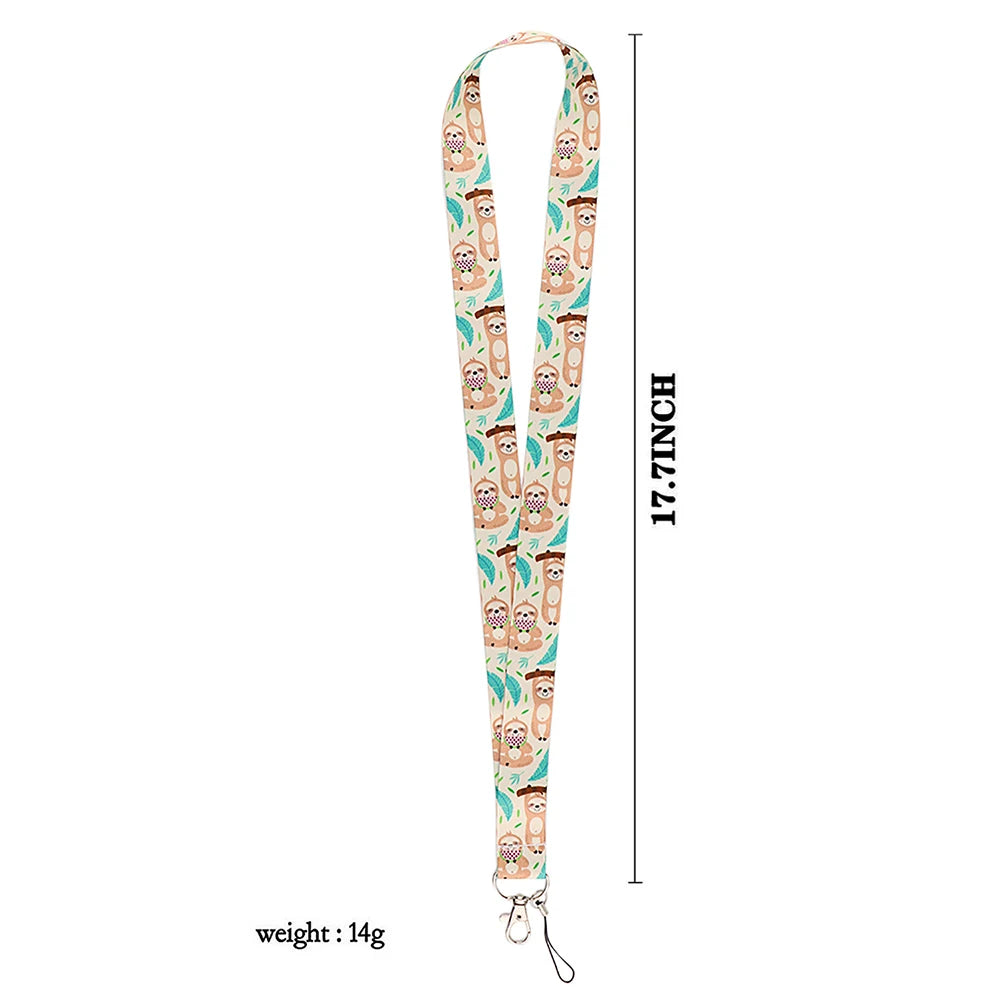 Cute Sloth Lanyard