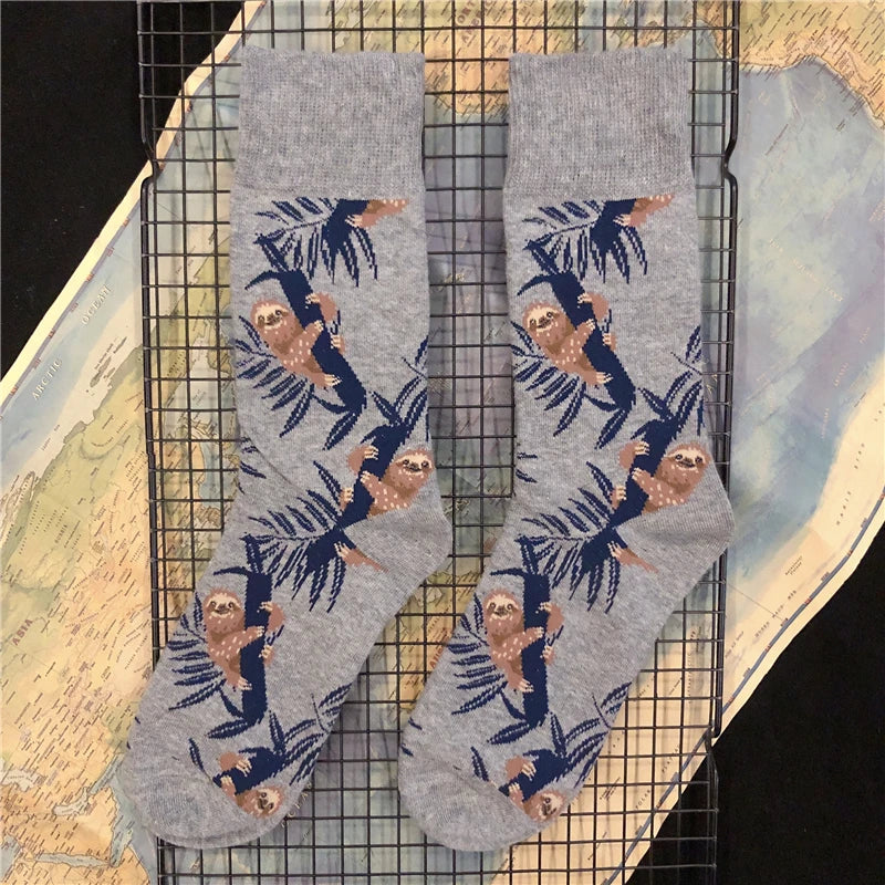 Mid Calf Various Sloth Socks