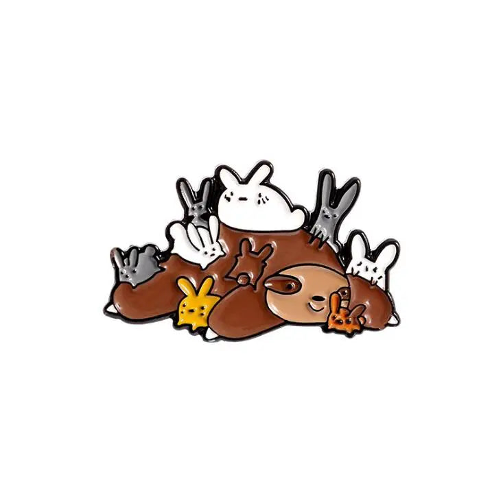 Sloth Pin Badge