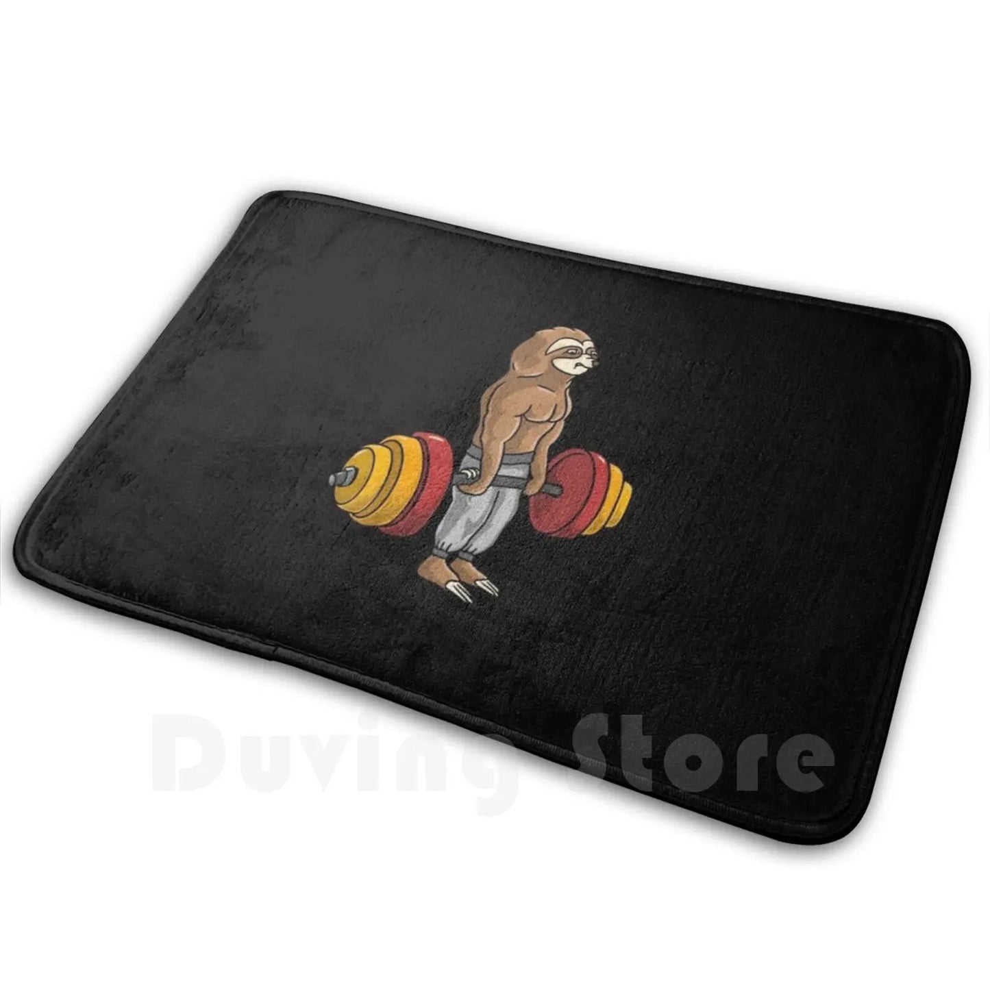 Sloth Fitness Bodybuilding Rug