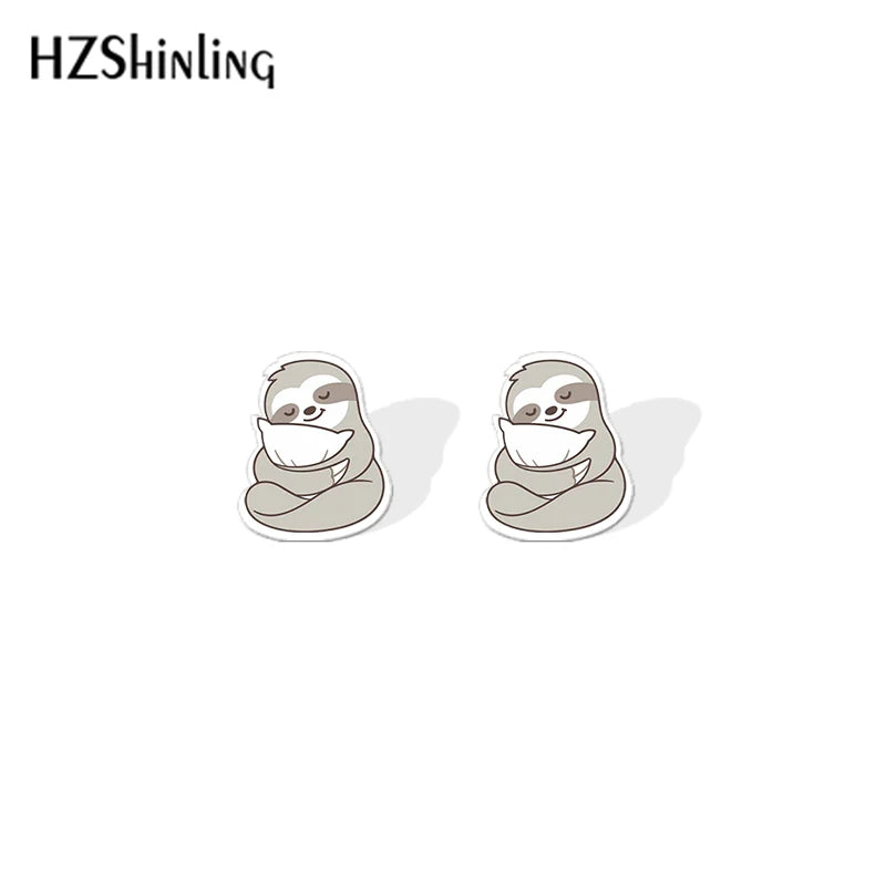 Sloth Stud Earrings