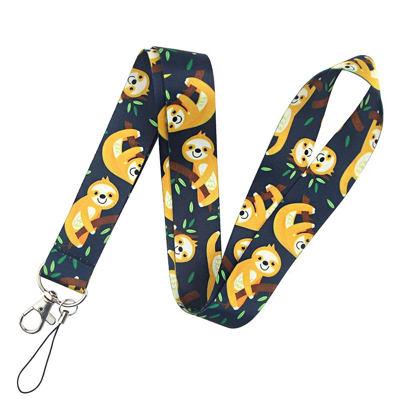 Cute Sloth Lanyard