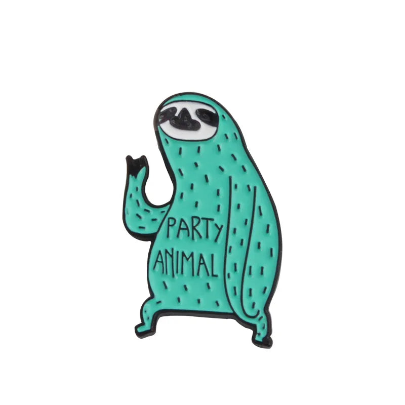 Sloth Pin Badge