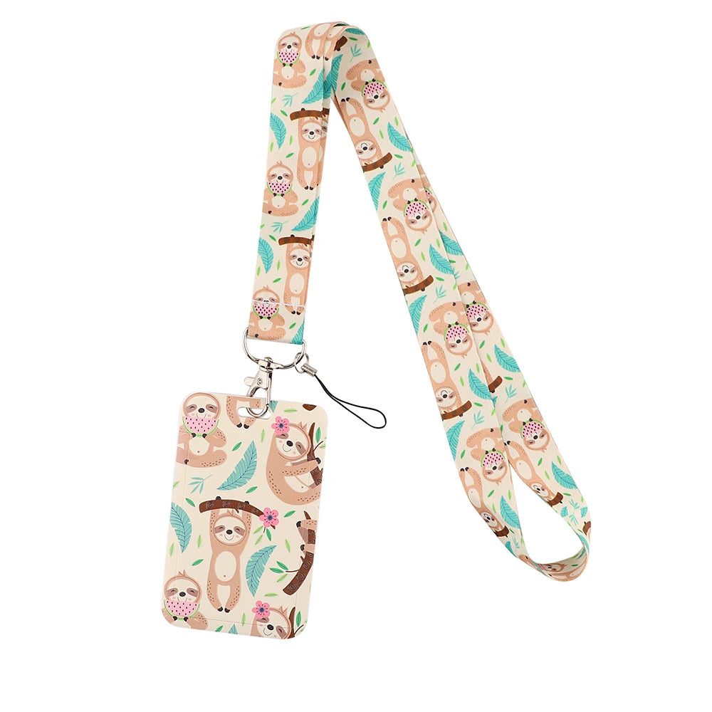 Cute Sloth Lanyard